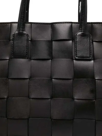 Dragon Diffusion Medium Pino Woven Top-handle Tote Bag In Pattern