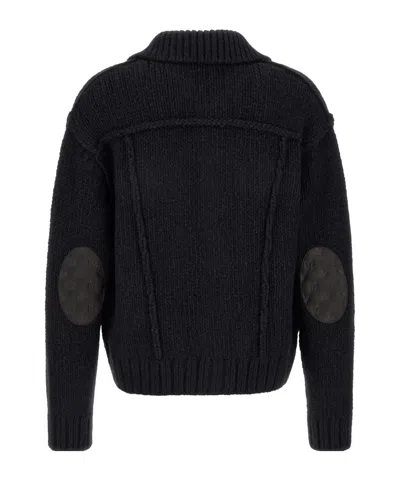 Dsquared2 Dsquared Men Black Wool Blend Wool Jean Jacket In Blue