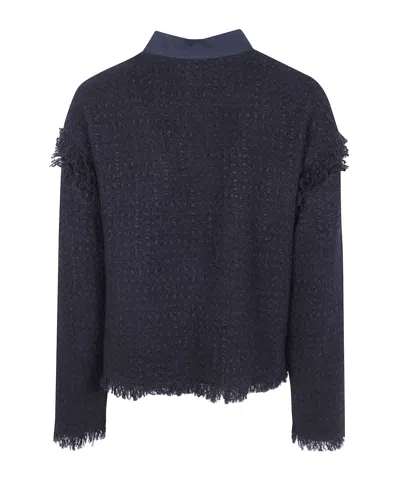 Mantù Long-sleeve Jacket In Blue
