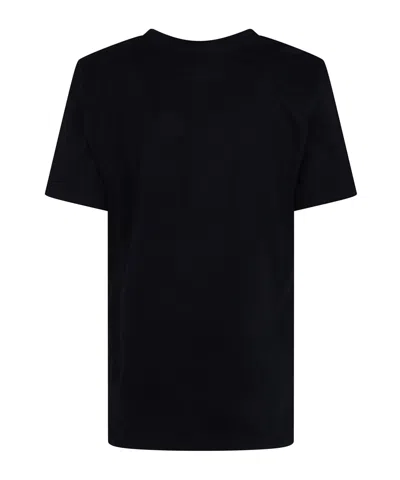 Blumarine Printed T-shirt In Black