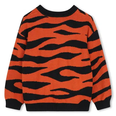 Kenzo Tiger Intarsia-knit Sweater In Multi