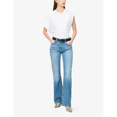 Rag & Bone Womens Peyton Bootcut Denim Jeans Monterosso In Blue