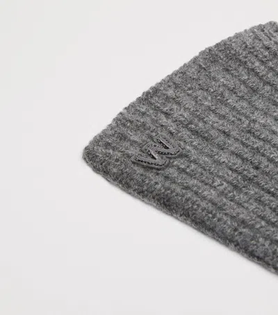 Weekend Max Mara Cashmere Logo Gloves In Pattern