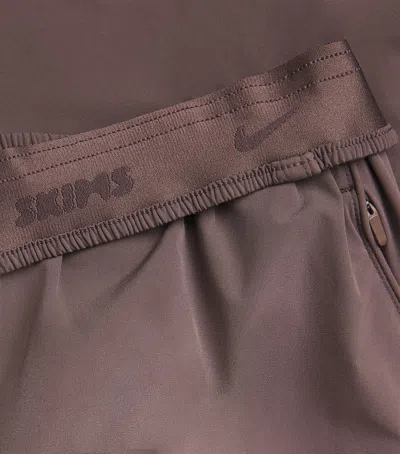 Nikeskims Oversized Track Pants In Brown