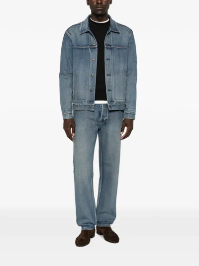 The Row Denim Mendo Jacket In Blue
