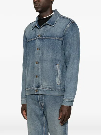 The Row Denim Mendo Jacket In Blue
