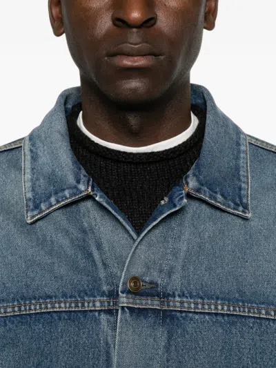 The Row Denim Mendo Jacket In Blue