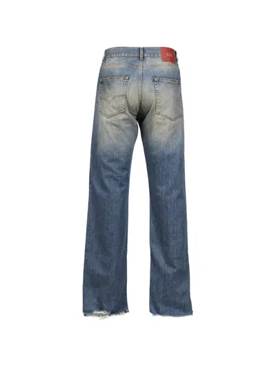 424 Distressed Straight-leg Jeans In Multi