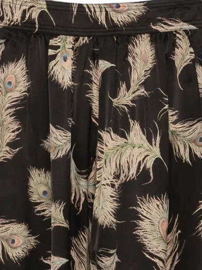 Zimmermann Valiant Harem Floral-print Silk Pants In Black