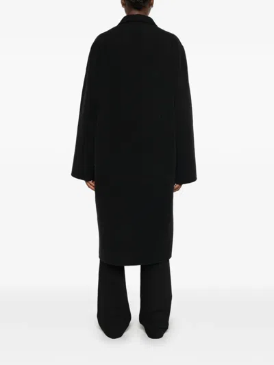 Sofie D'hoore Single-breasted Notched-lapels Coat In Black