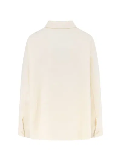 Aspesi Button-front Long-sleeve Casual Jacket In White