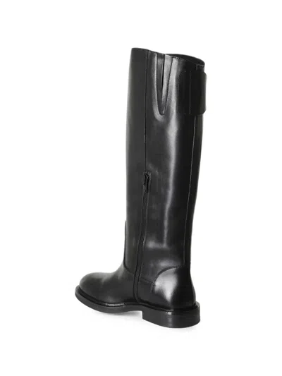 Poeve Touch-strap Knee-high Boots In Multi