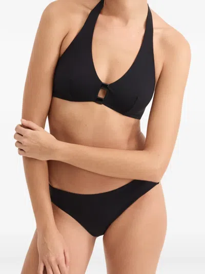 Eres Float Triangle Bikini Top In Black