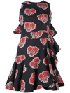 ALEXANDER MCQUEEN floral shift dress,DRYCLEANONLY