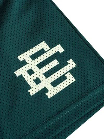 Eric Emanuel Ee Basic Logo-print Shorts In Green