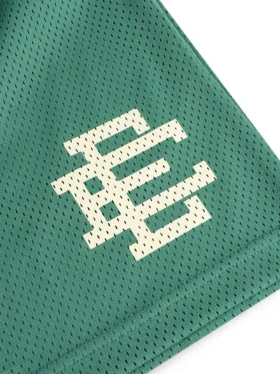 Eric Emanuel Ee Basic Logo-print Shorts In Green
