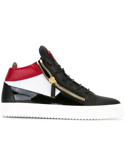 Shop Giuseppe Zanotti 'jimbo' Sneakers In Black