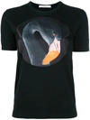 GIVENCHY flamingo print T-shirt,17U770549611930263