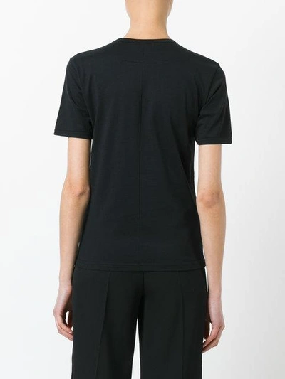 Shop Givenchy Flamingo Print T-shirt In Black