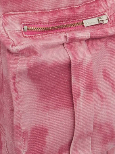 Blumarine Simple Cargo Pants In Pink