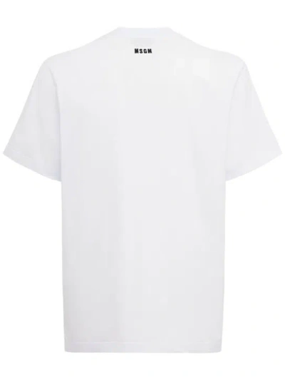 Msgm Casual Short-sleeve T-shirt In White