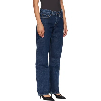 Agolde Kelly High-rise Straight Jeans In Pendulum (medium Ind