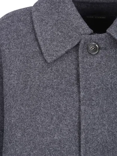 Sofie D'hoore Button-up Single-breasted Coat In Gray