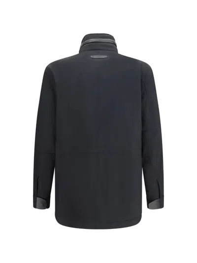 Brioni Performa Wool Blend Sahariana Jacket In Multi