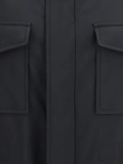 Brioni Performa Wool Blend Sahariana Jacket In Multi