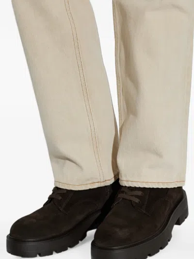 Bogner Riga Suede Combat Boots In Black