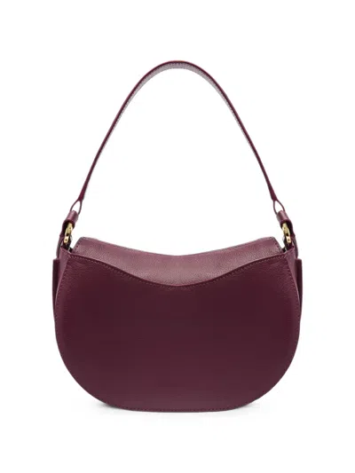 Lancel Medium Celeste De  Shoulder Bag In Purple