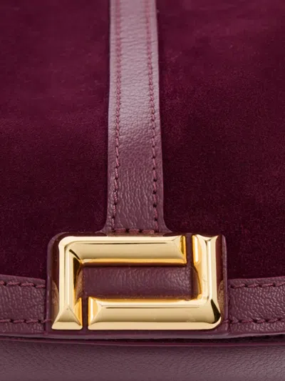 Lancel Medium Celeste De  Shoulder Bag In Purple
