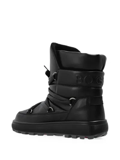 Bogner Chamonix Leather Snow Boots In Black