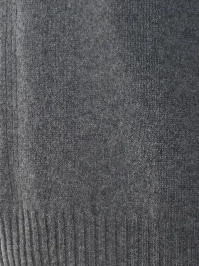 Alpha Studio Half-zip High-neck Sweater In Blue