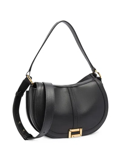 Lancel Medium Celeste Leather Shoulder Bag In Black
