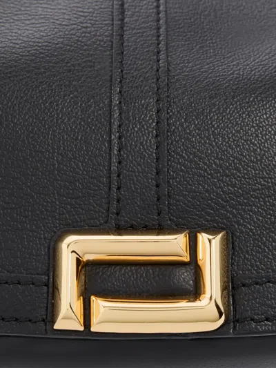 Lancel Medium Celeste Leather Shoulder Bag In Black