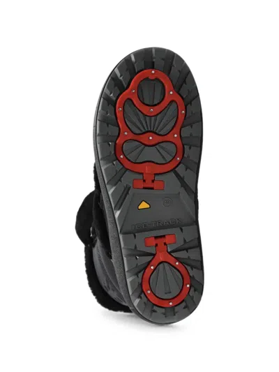 Bogner Chamonix Shearling-trim Leather Snow Boots In Multi