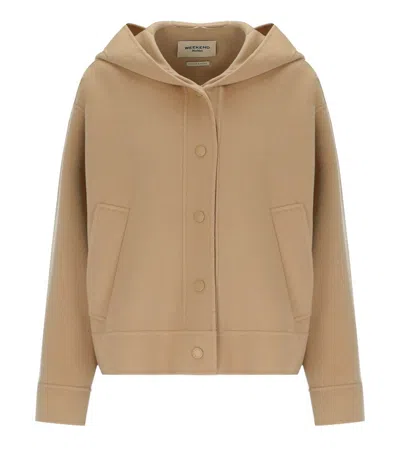 Max Mara Weekend Weekend Ridente Wool Jacket In Neutral