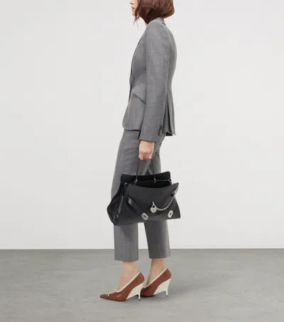 Alexander Mcqueen Mcqueen Wool Single-breasted Blazer In Gray