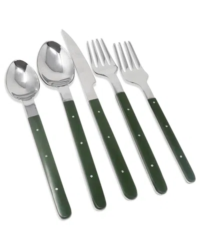 Vivience Service For 4 Flatware Set In Green
