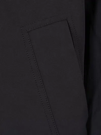 Uma Wang Oversized Bomber-collar Coat In Blue