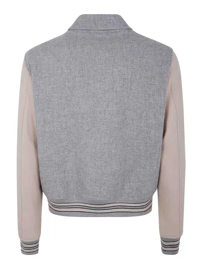 Amiri Bones Jacket In Gray