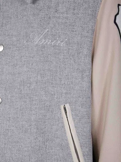 Amiri Bones Jacket In Gray