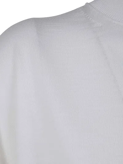 Sofie D'hoore Muscat Long Sleeve Crew Neck Pullover In White
