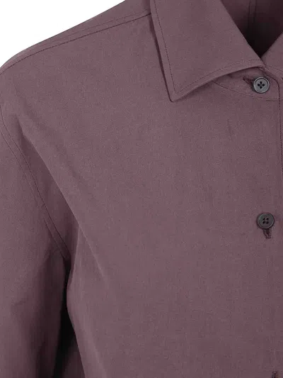 Jil Sander 150 Oversized Shirt In Brown