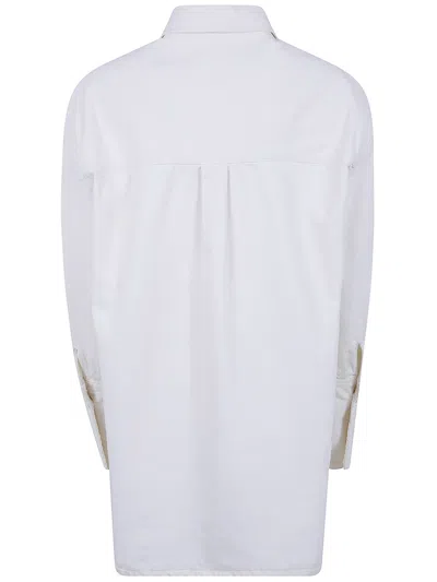 Lois Lily Overshirt In White