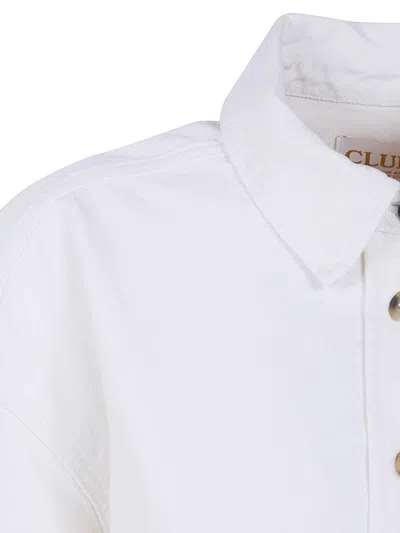 Lois Lily Overshirt In White