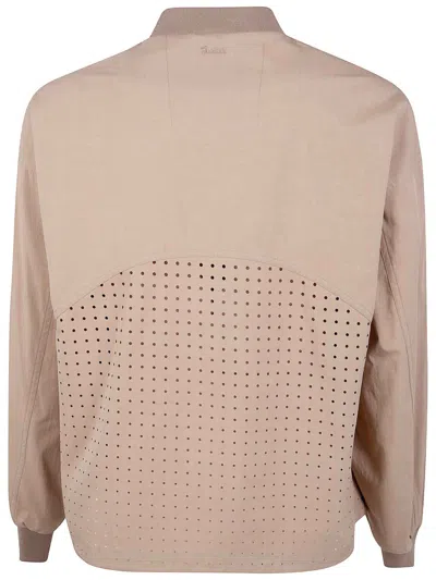 Laminar Bomber Jacket In Brown