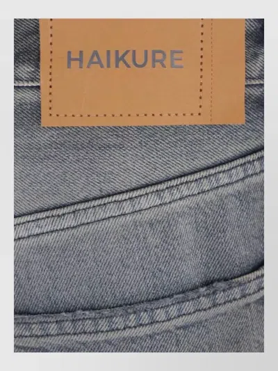 Haikure Bethany Oversized Washed-effect Jeans In Gray