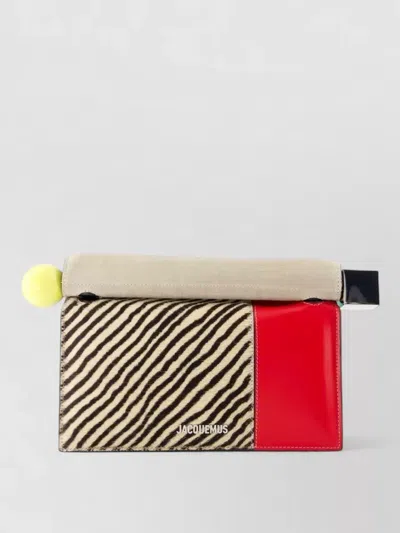 Jacquemus La Pochette Leather Mini Bag In Multi